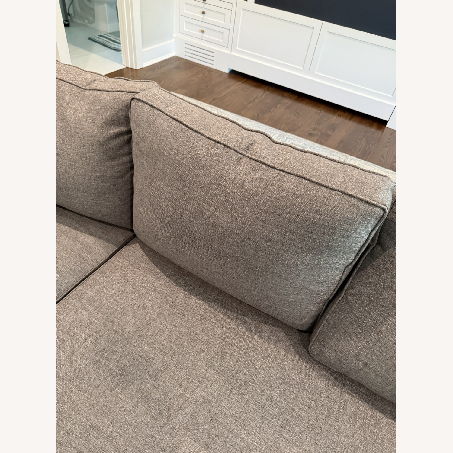 West Elm Harris Dark Gray Fabric Sleeper Sofa - image-8