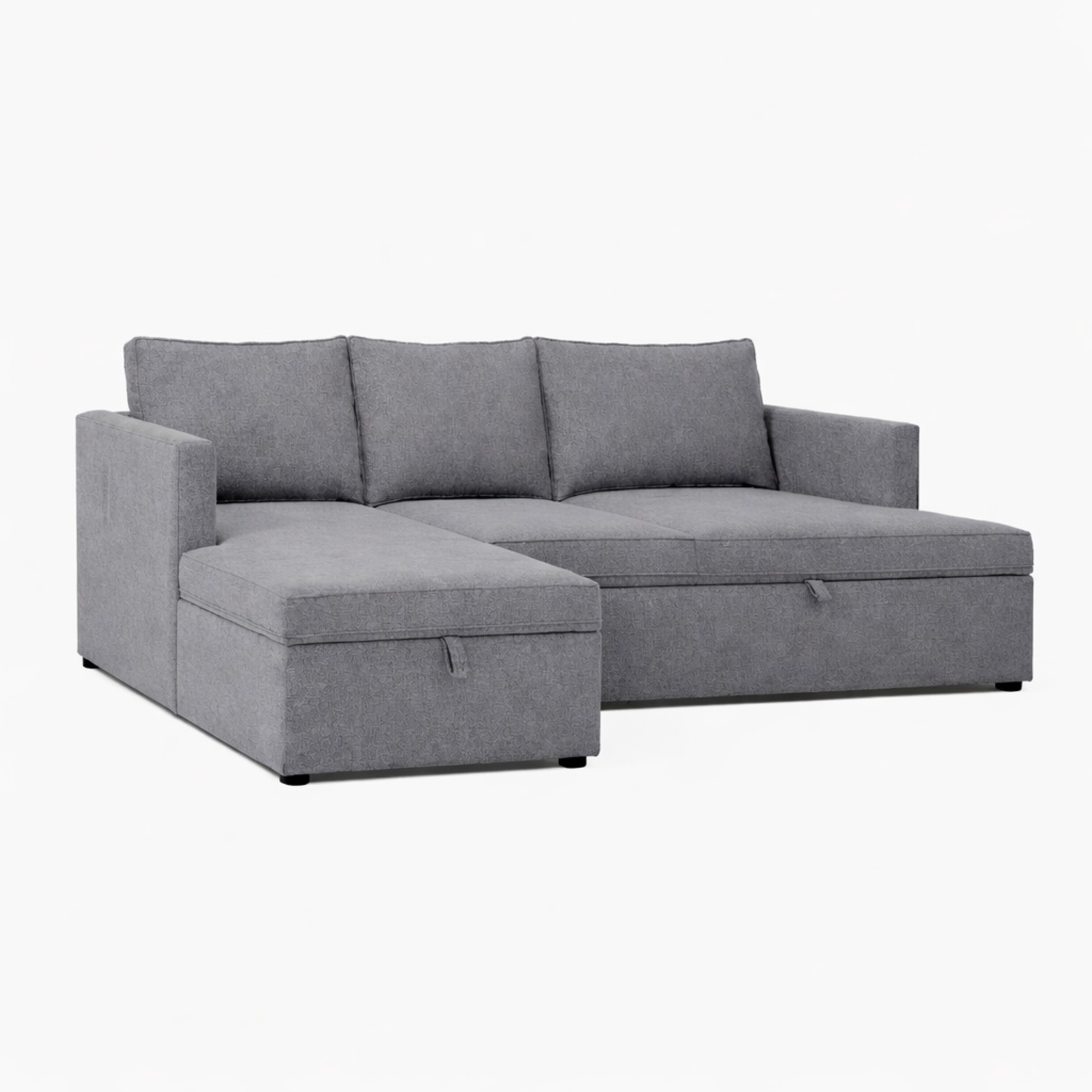 West Elm Harris Dark Gray Fabric Sleeper Sofa - image-7