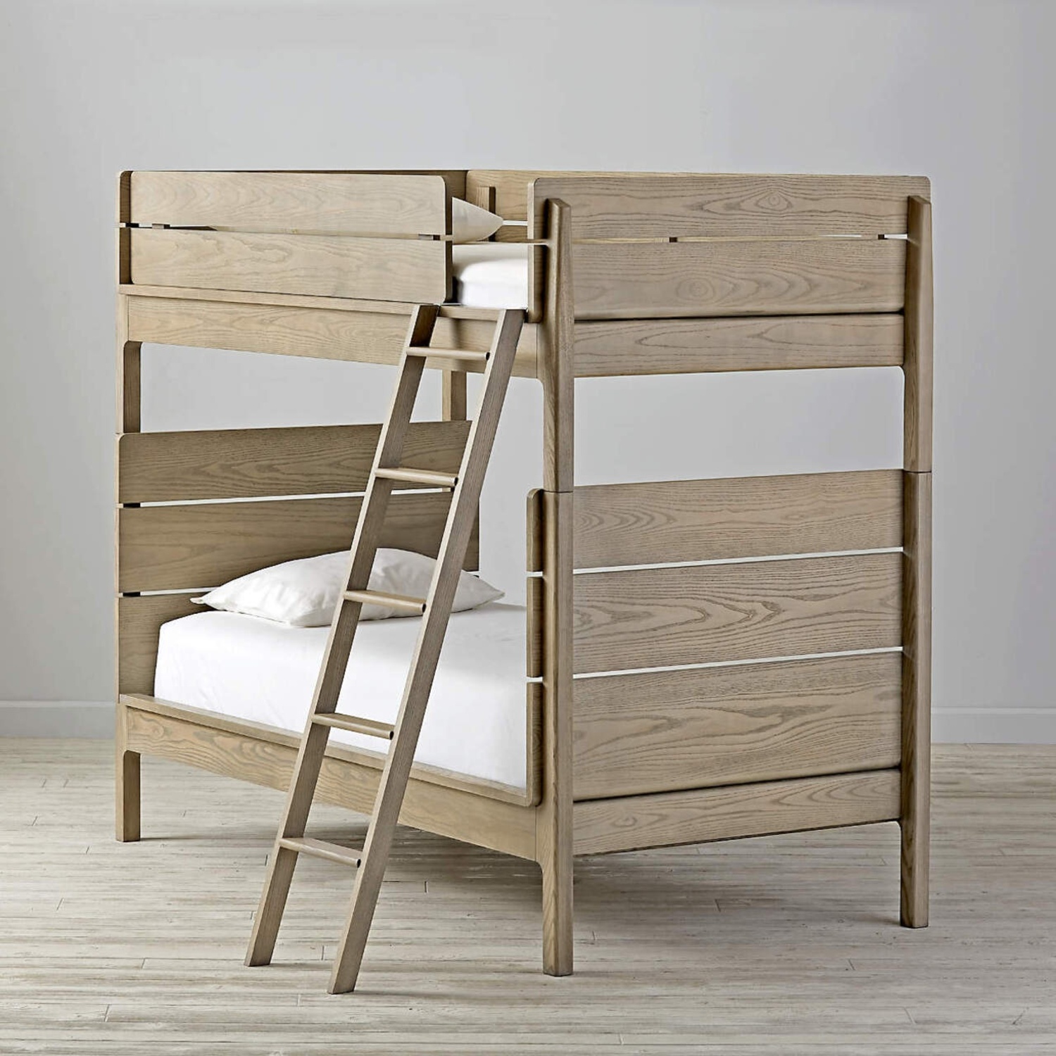 Crate & Barrel Gray Wood Bunk Bed - image-3