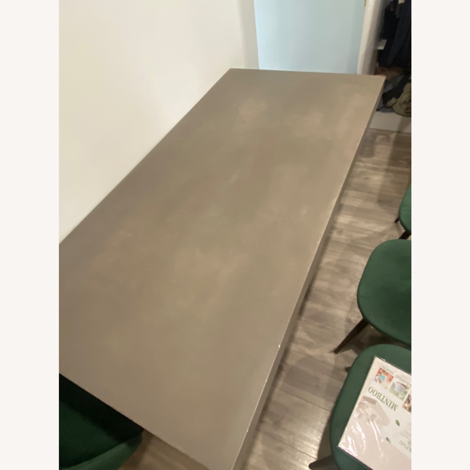 Overstock Elcor Light Gray Concrete Dining Table - image-1