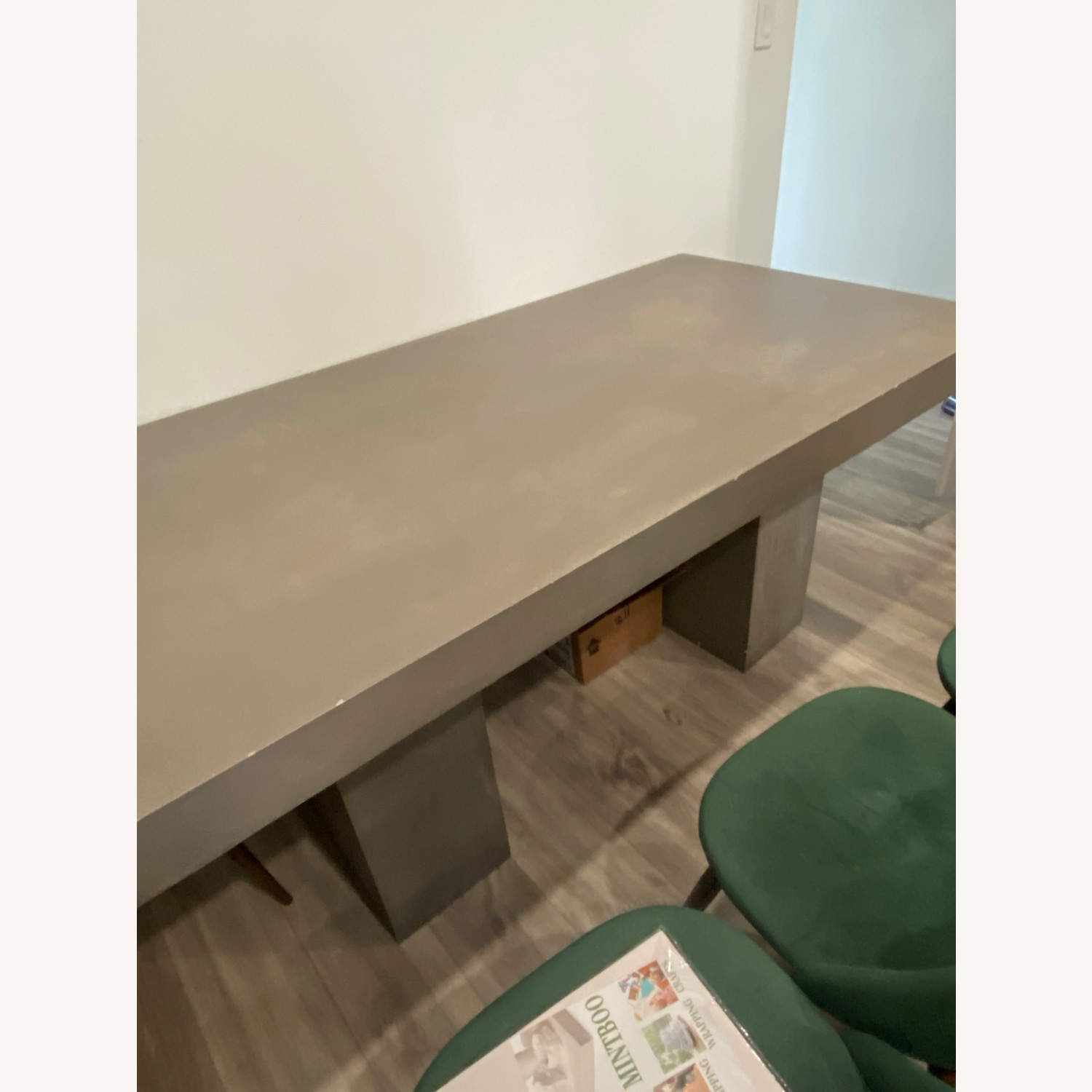 Overstock Elcor Light Gray Concrete Dining Table - image-2