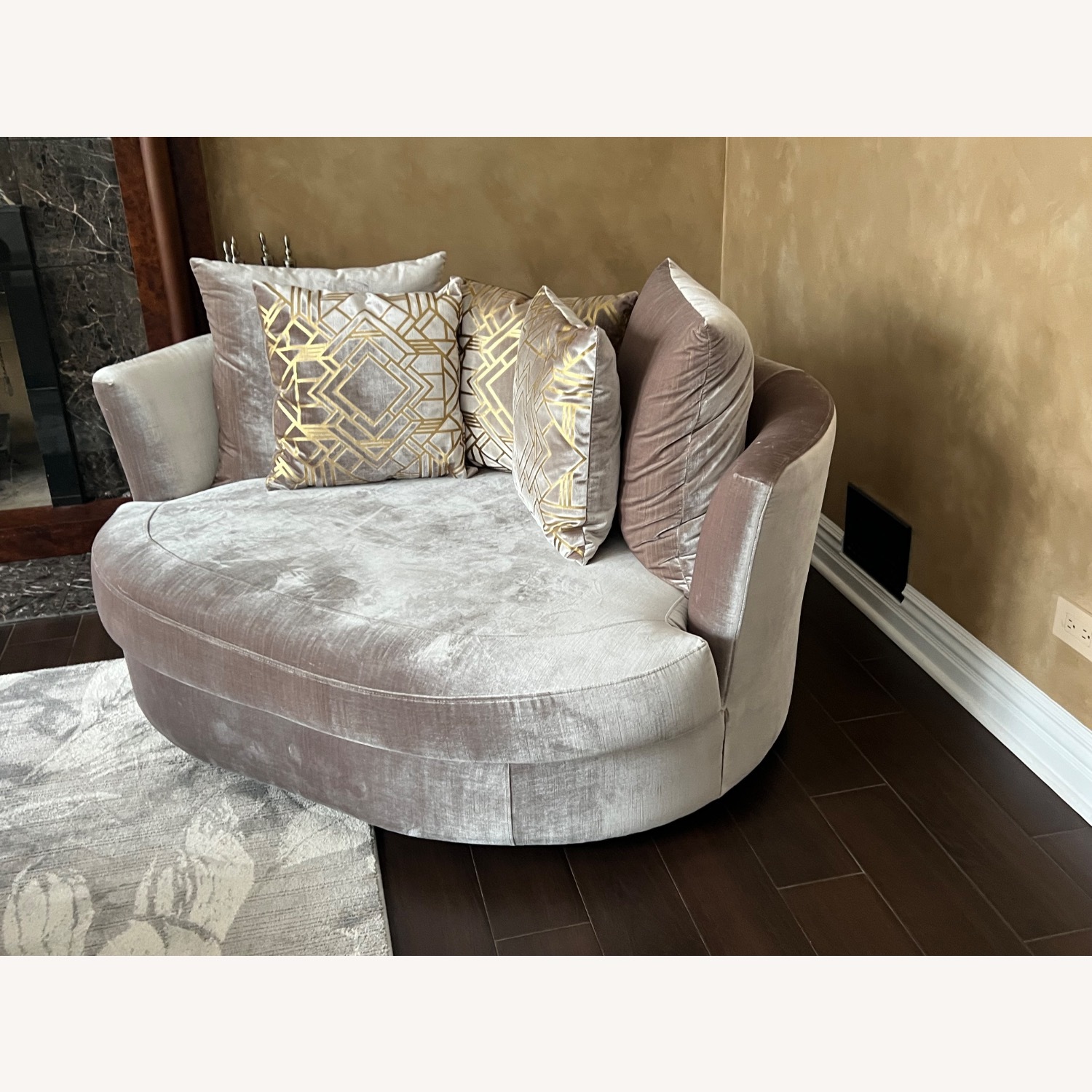 Wayfair Light Brown Loveseat - image-4