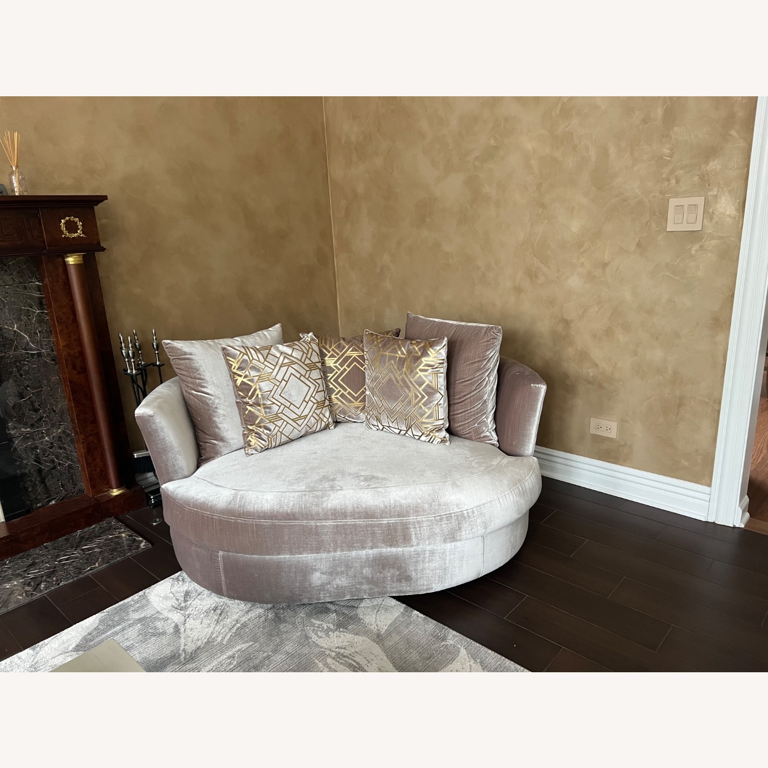 Wayfair Light Brown Loveseat - image-1