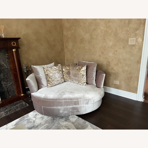 Used Wayfair Light Brown Loveseat for sale on AptDeco