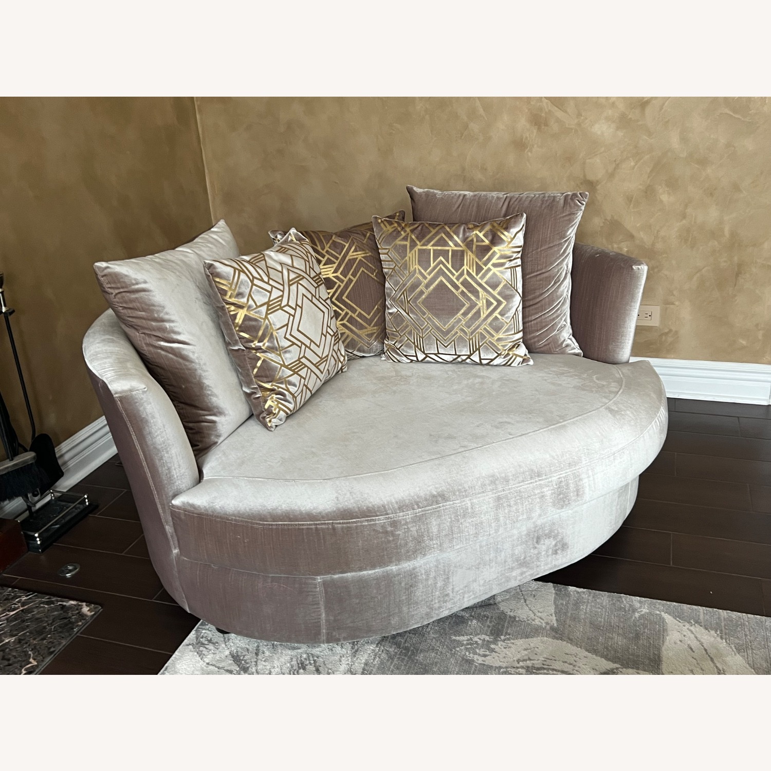 Wayfair Light Brown Loveseat - image-3