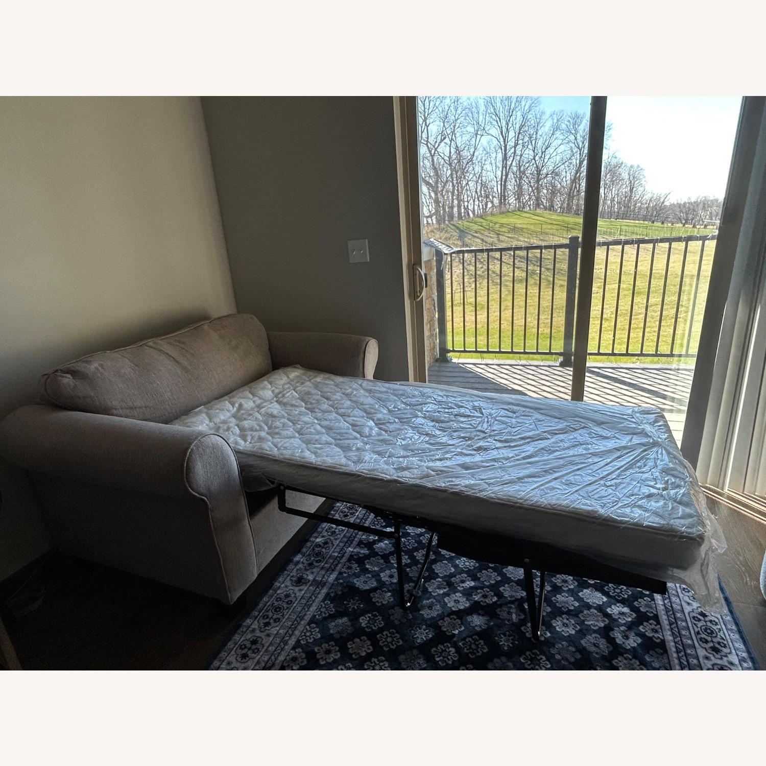 Slumberland Gray Two Seats Sofa - image-2