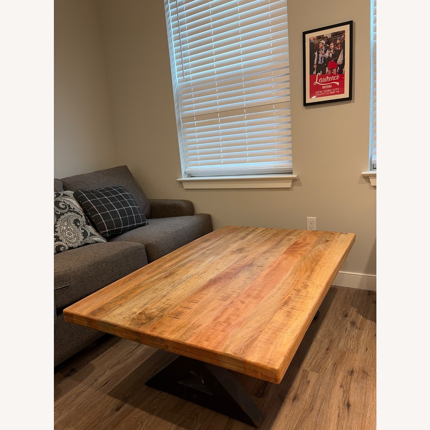 Ashley Furniture Light Brown Wood Coffee Table - image-1