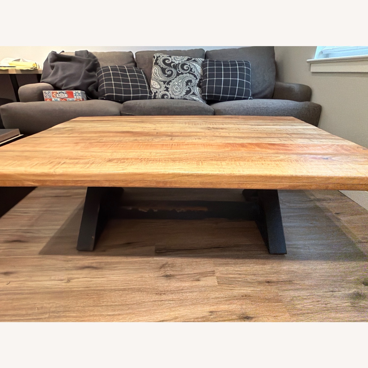 Ashley Furniture Light Brown Wood Coffee Table - image-3