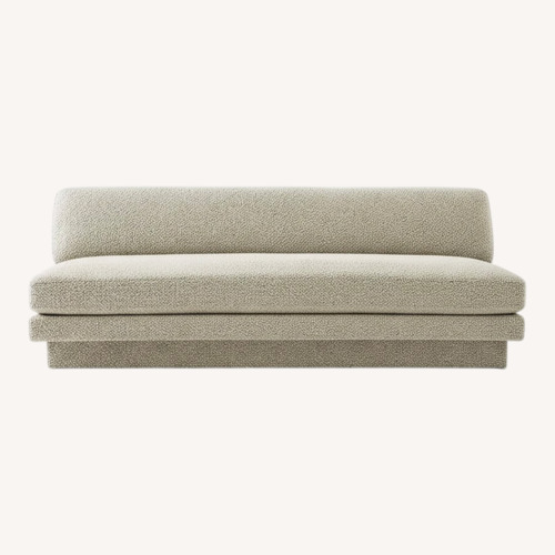 Used CB2 Plinth Sofa Loveseat for sale on AptDeco