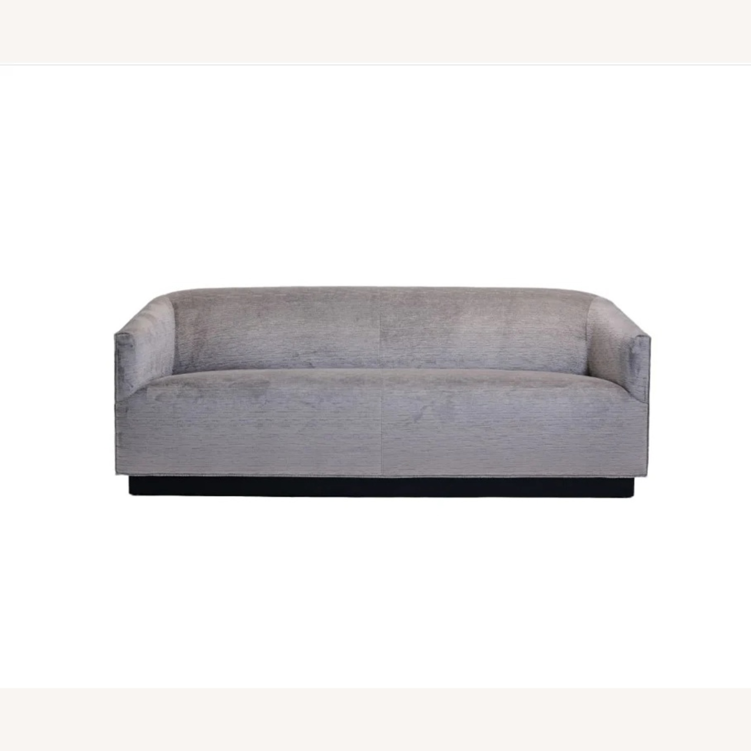 Restoration Hardware 1950s Italian Light Gray 2 Seater Sofa - image-4