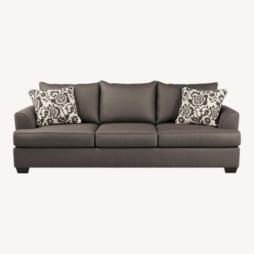 Used Signature Design Dark Gray Fabric 3+ Seater Sofa for sale on AptDeco