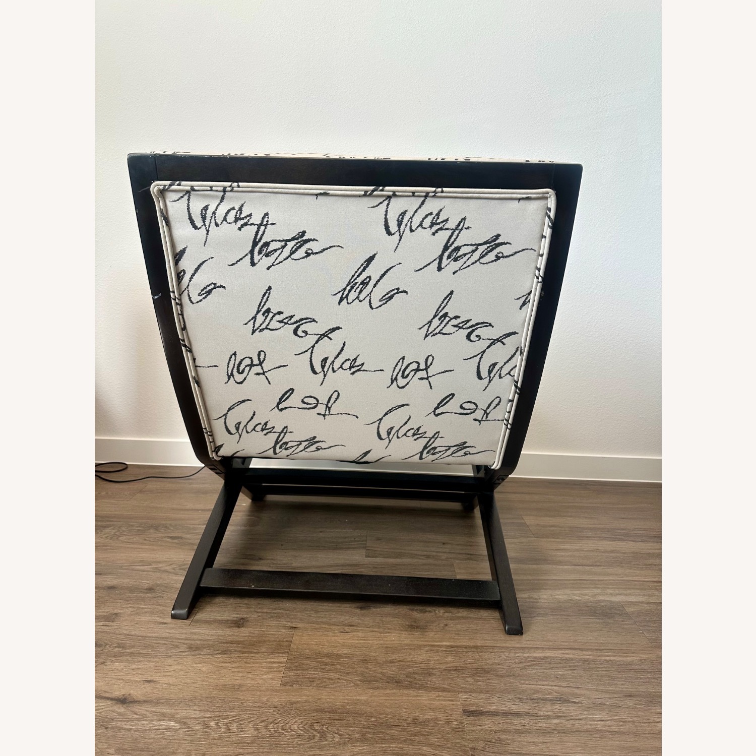 Signature Design White Fabric Accent Chair - image-3