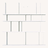 BoConcept Como White Wood Wall Unit