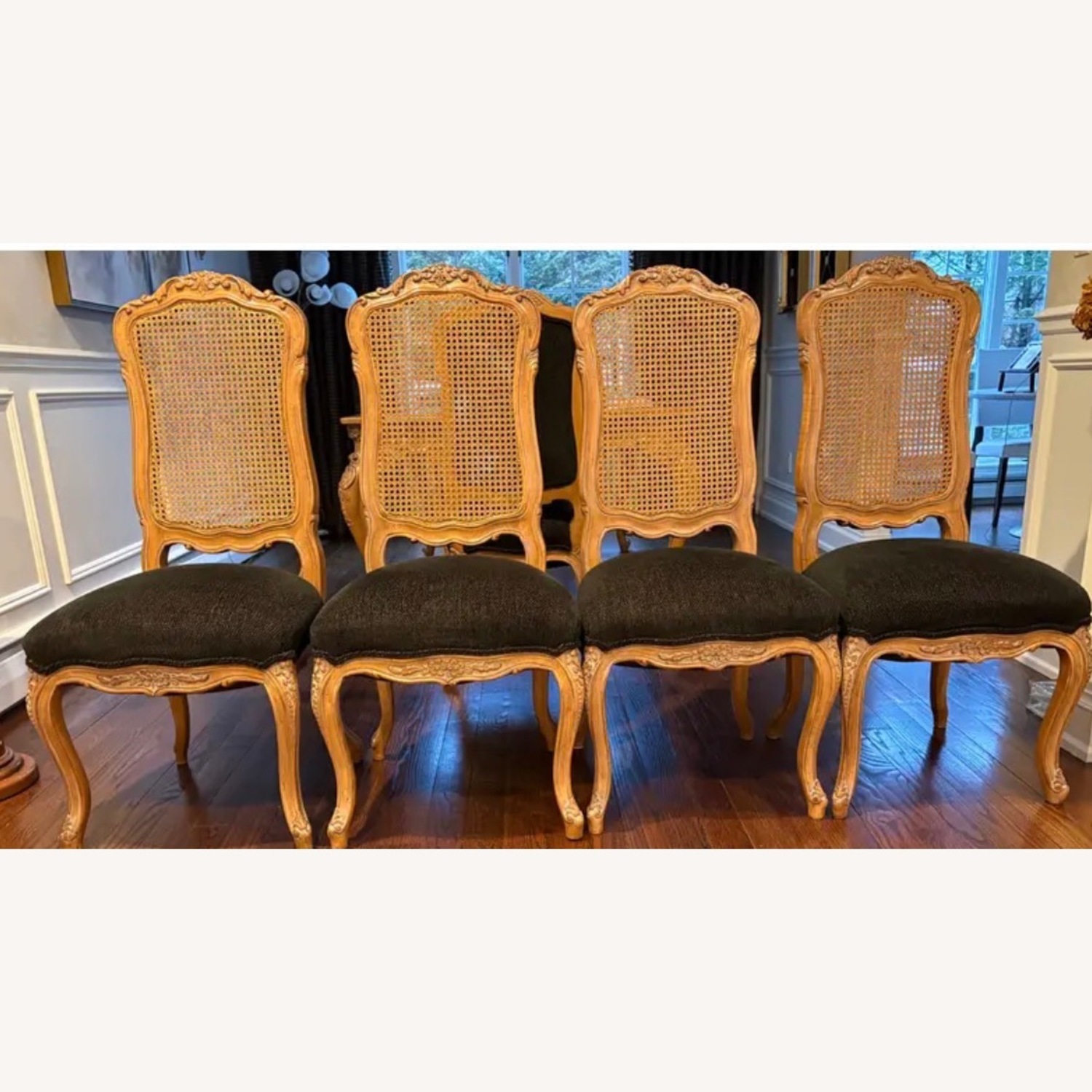 Set of 6 Country French Dining Chairs - image-2
