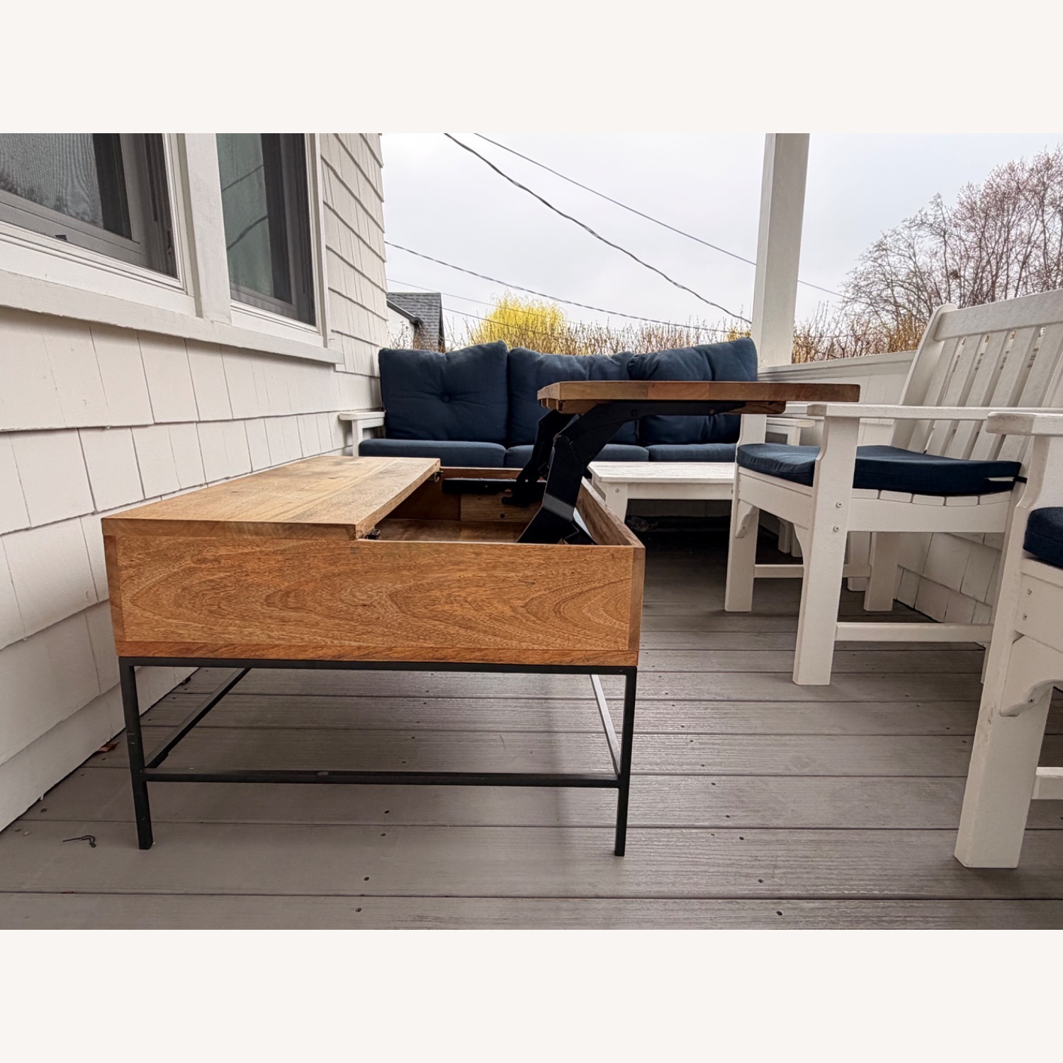 West Elm Industrial Coffee Table - image-4