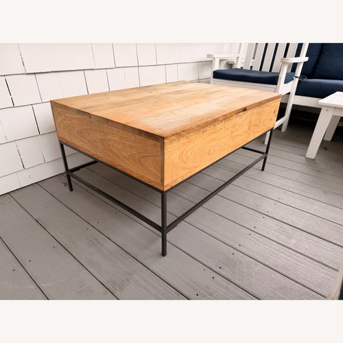 Used West Elm Industrial Coffee Table for sale on AptDeco