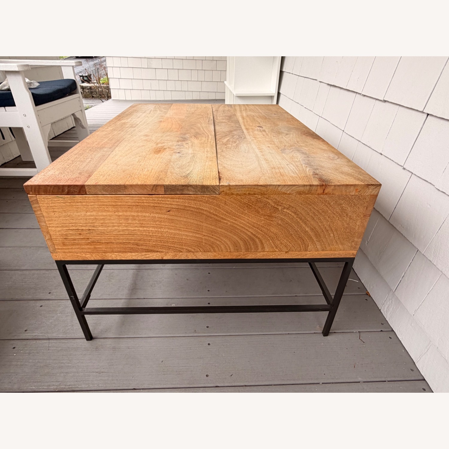 West Elm Industrial Coffee Table - image-5