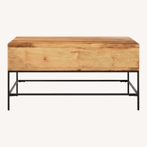 Used West Elm Industrial Coffee Table for sale on AptDeco