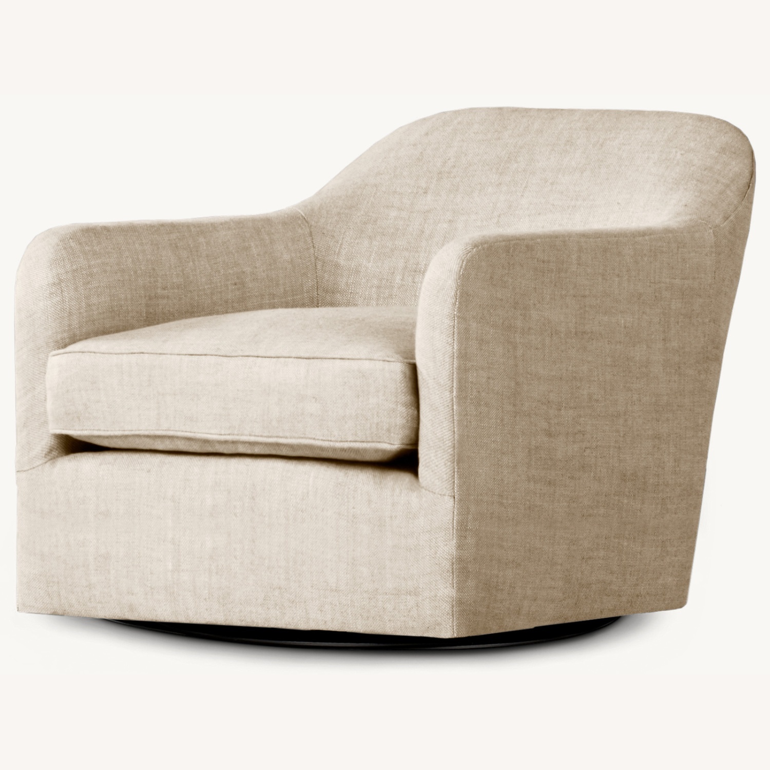 Restoration Hardware White Armchair - image-4