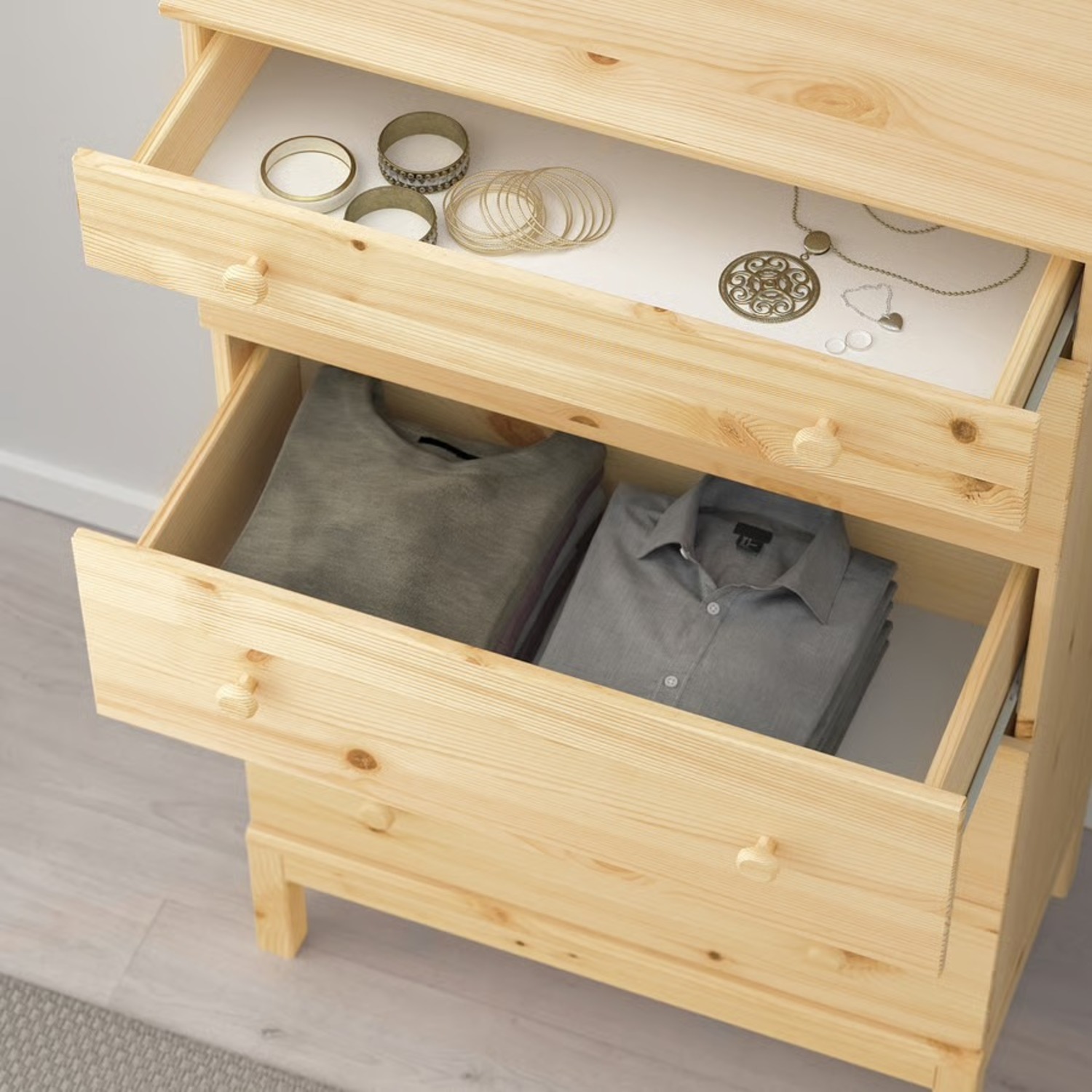 IKEA Solid Wood 5 Drawer Dresser  - image-2