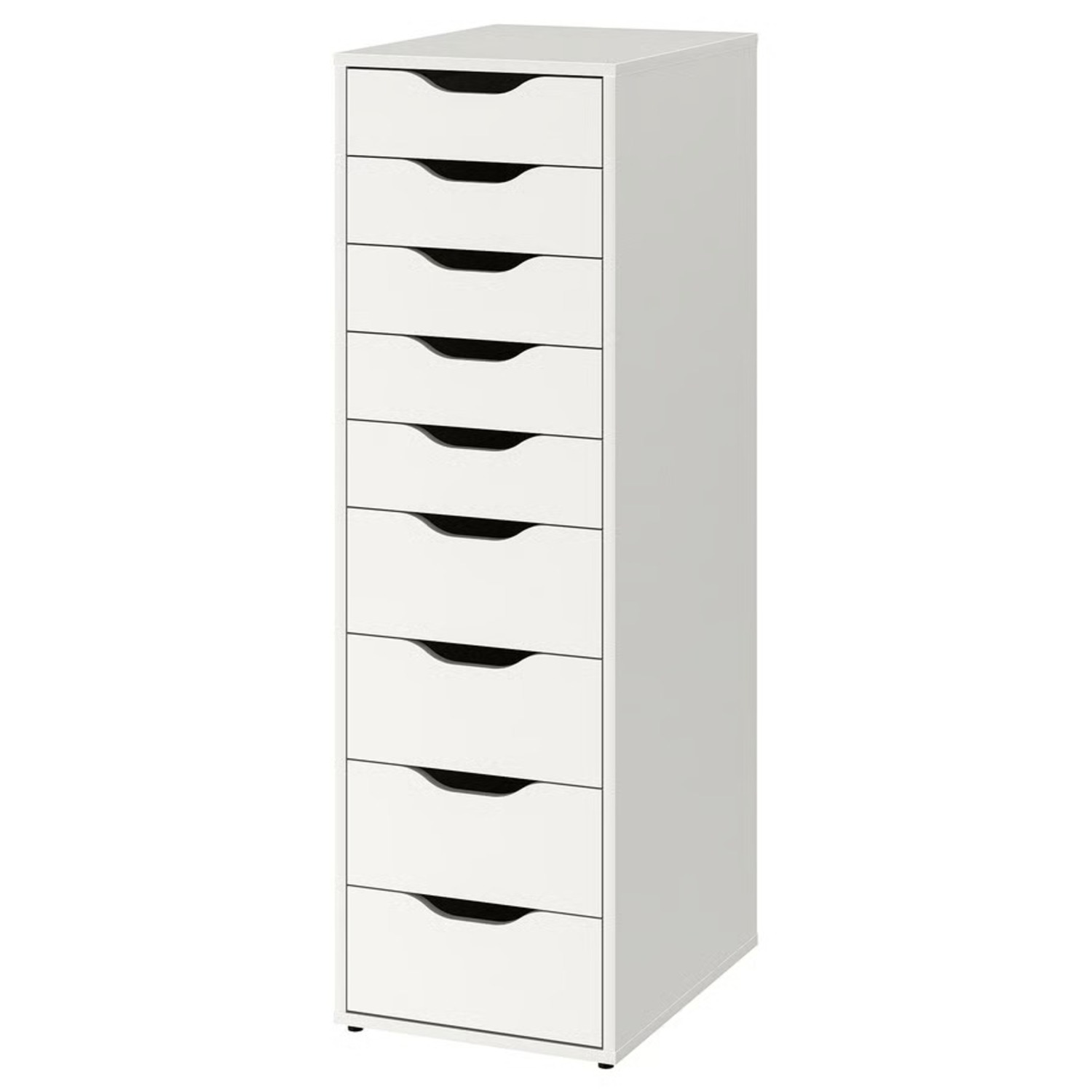 IKEA Alex Tall 9 Drawer White Wood Dresser  - image-1