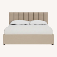 Room & Board Hartley Natural Fabric Full Bed