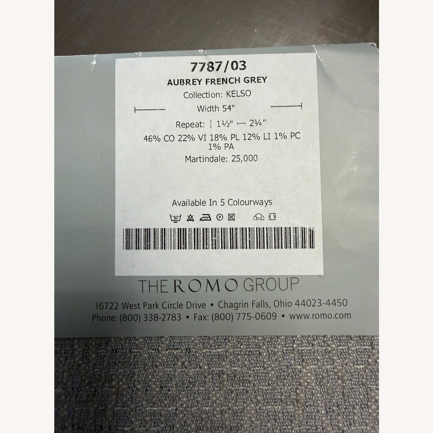 Vanguard Furniture Light Gray Fabric Armchair - image-7