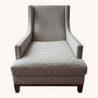 Vanguard Furniture Light Gray Fabric Armchair