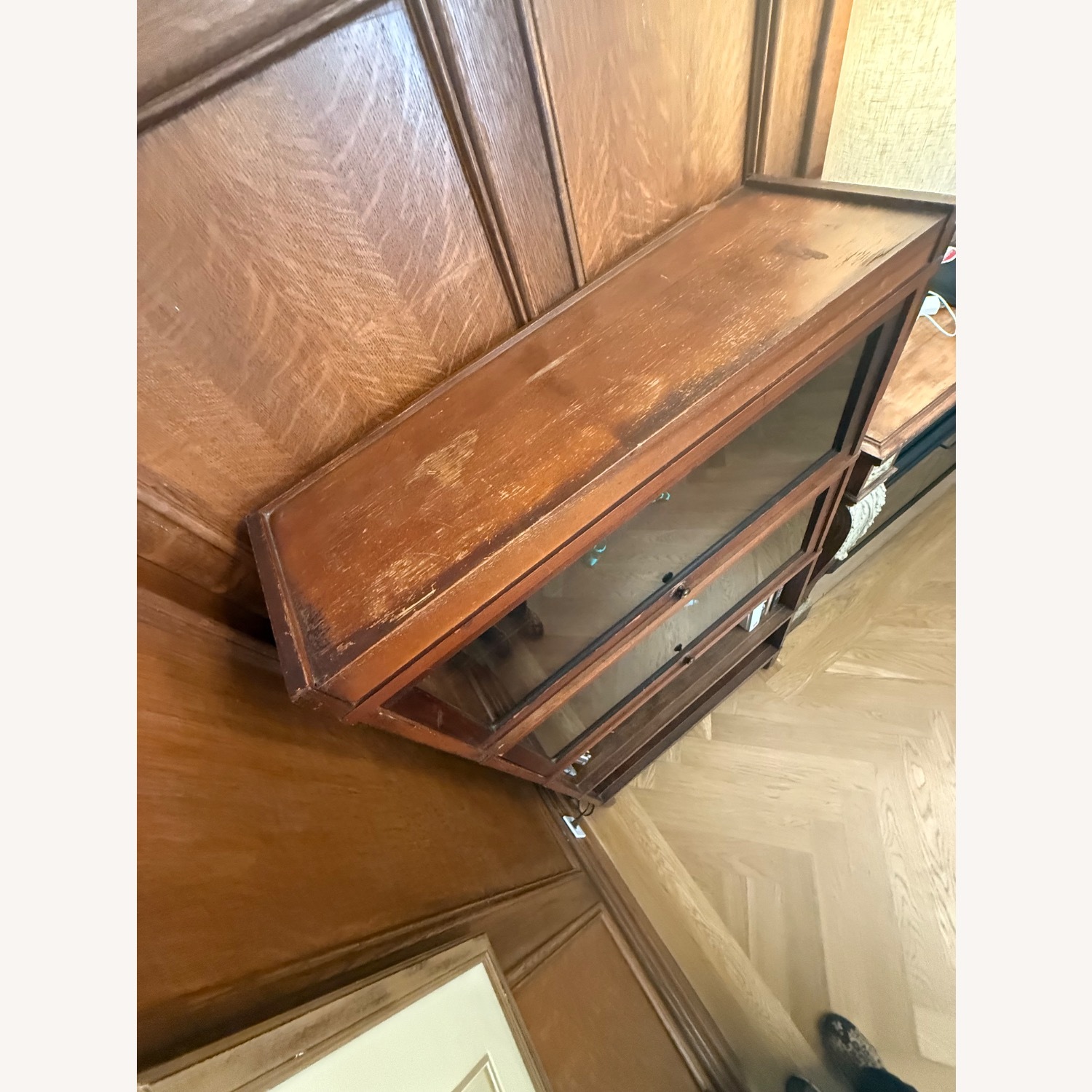 Vintage/Antique Globe & Wernicke Wood Bookcase - image-6