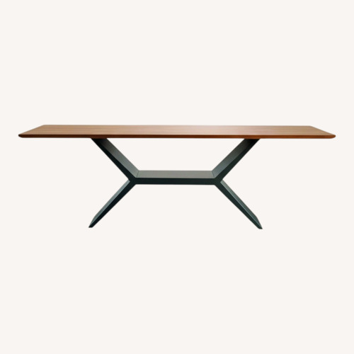 Used Arhaus Jacob Dark Brown Dining Table for sale on AptDeco