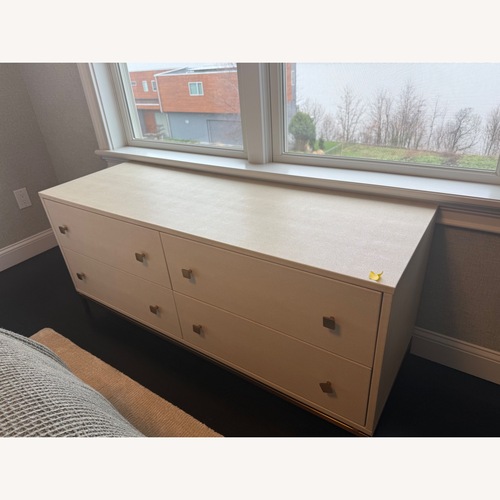 Used CB2 Ivory Shagreen White Dresser for sale on AptDeco
