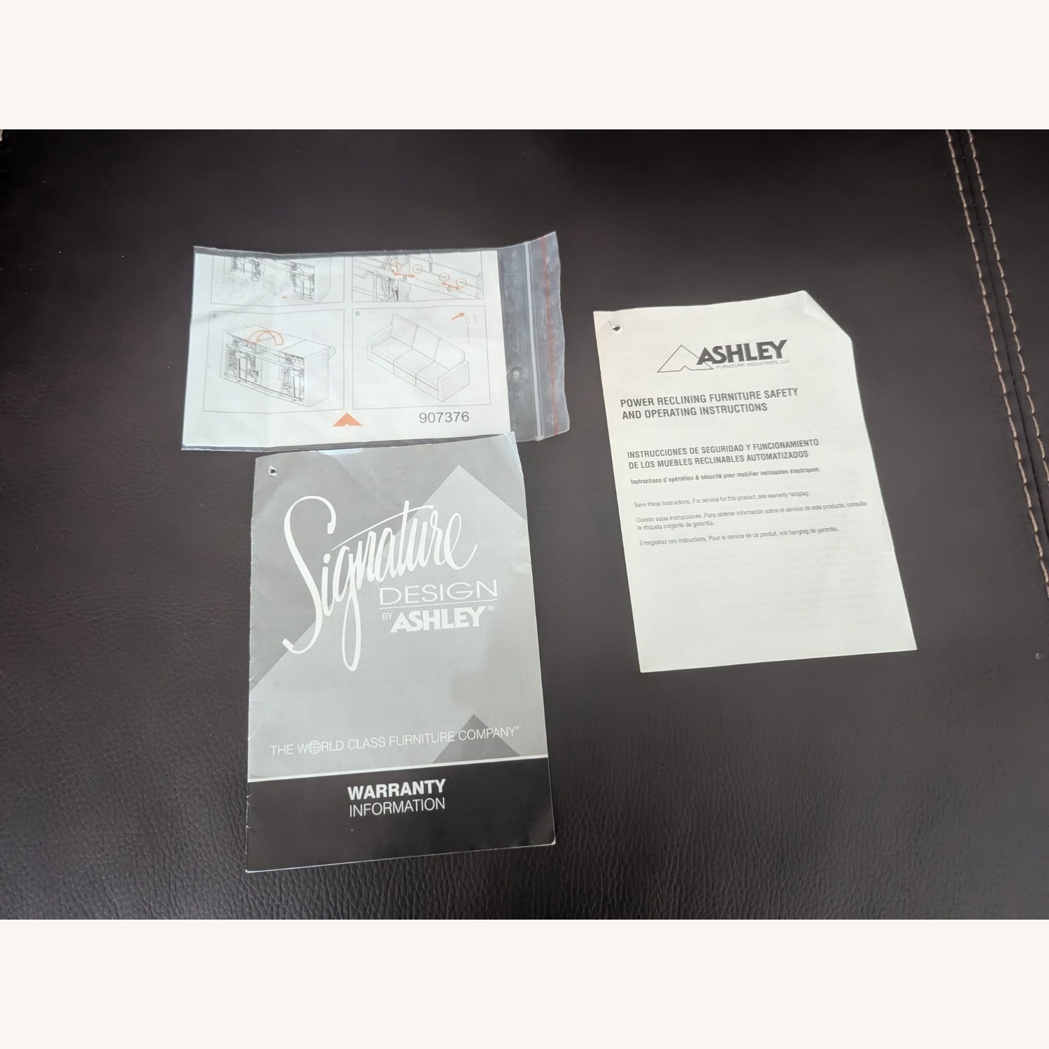 Ashley Furniture Dual Power Recliner Sofa  - image-5