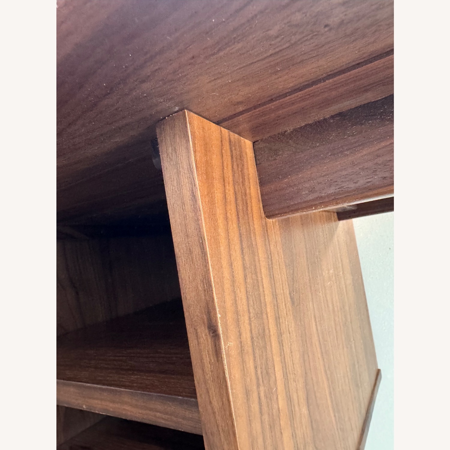 West Elm Merle Writing Desk, Walnut - image-2