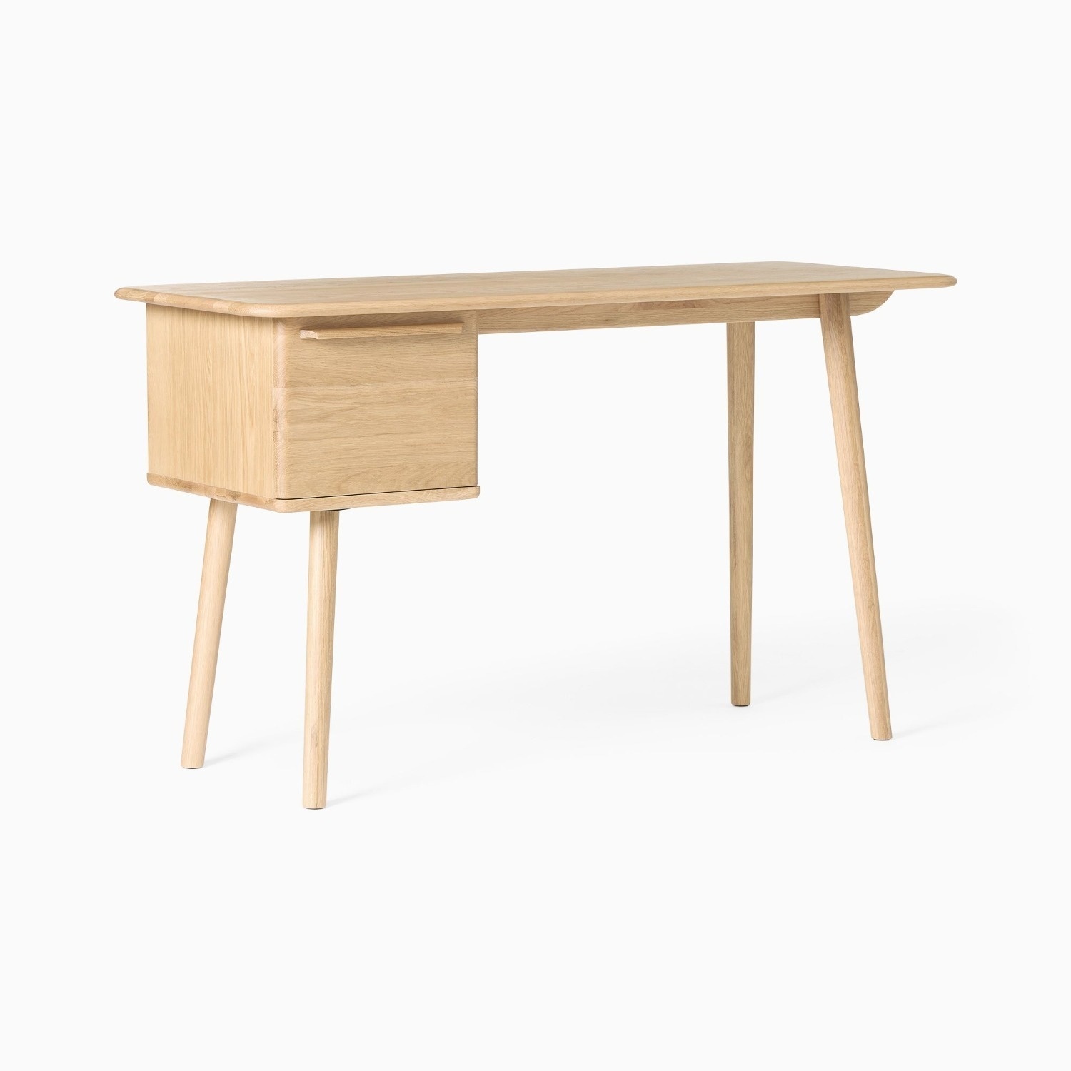 West Elm Merle Writing Desk, Walnut - image-5