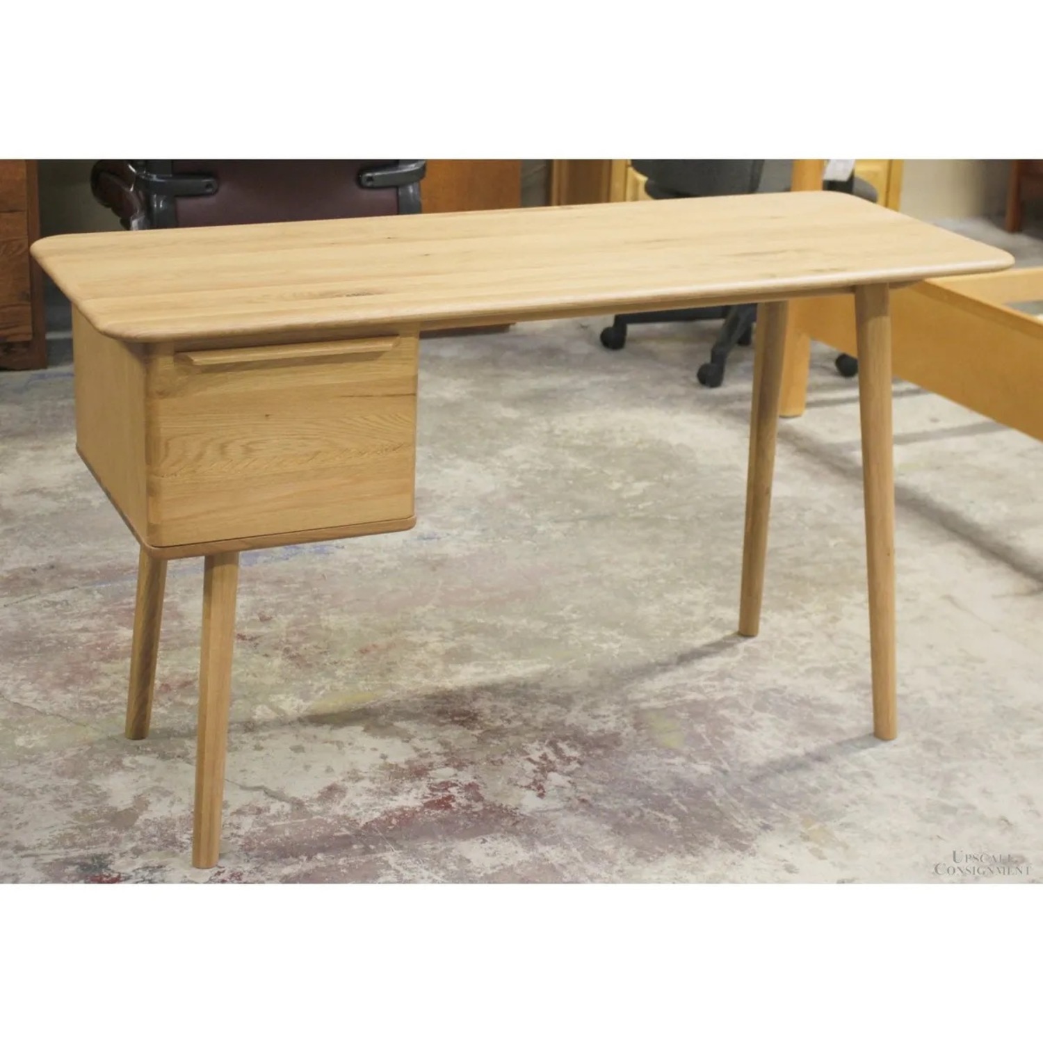 West Elm Merle Writing Desk, Walnut - image-4