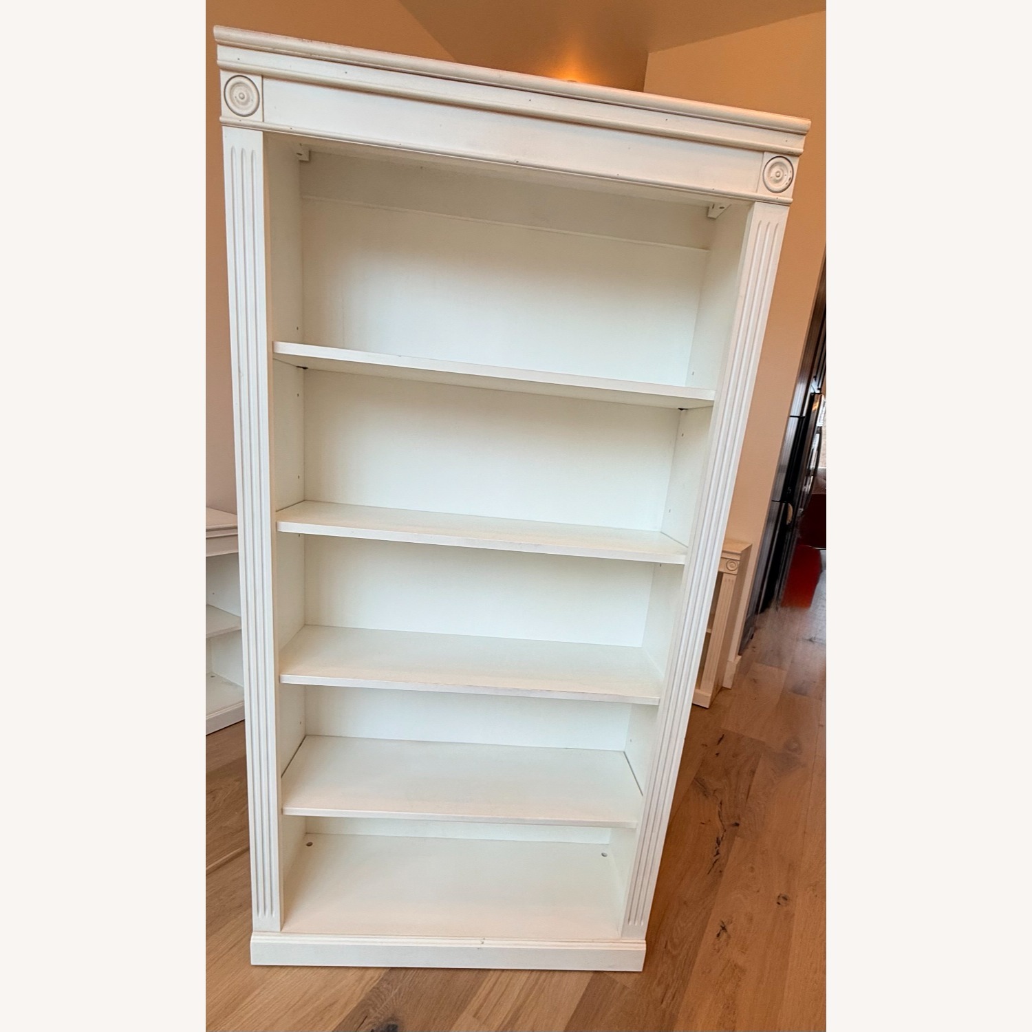 Ethan Allen Crawford White Wood Bookcase - image-2