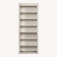 Ethan Allen Crawford White Wood Bookcase