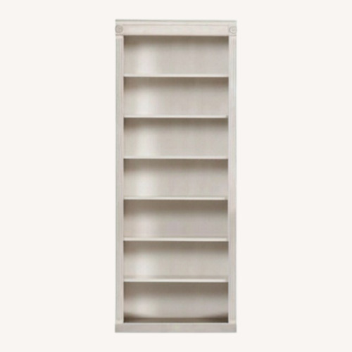 Used Ethan Allen Crawford White Wood Bookcase for sale on AptDeco