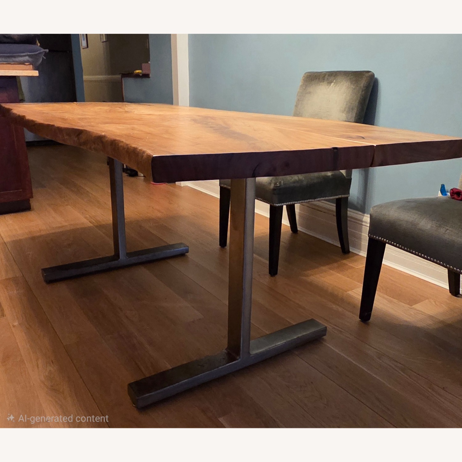 Custom Jeffrey Greene Live Edge Dining Table - image-5