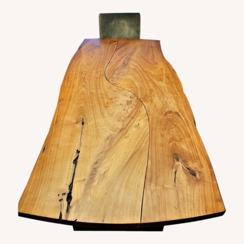Used Custom Jeffrey Greene Live Edge Dining Table for sale on AptDeco