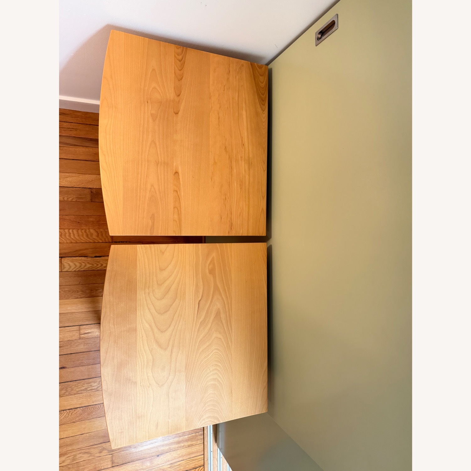 Pompanoosuc Mills Natural Wood Nightstands - image-7