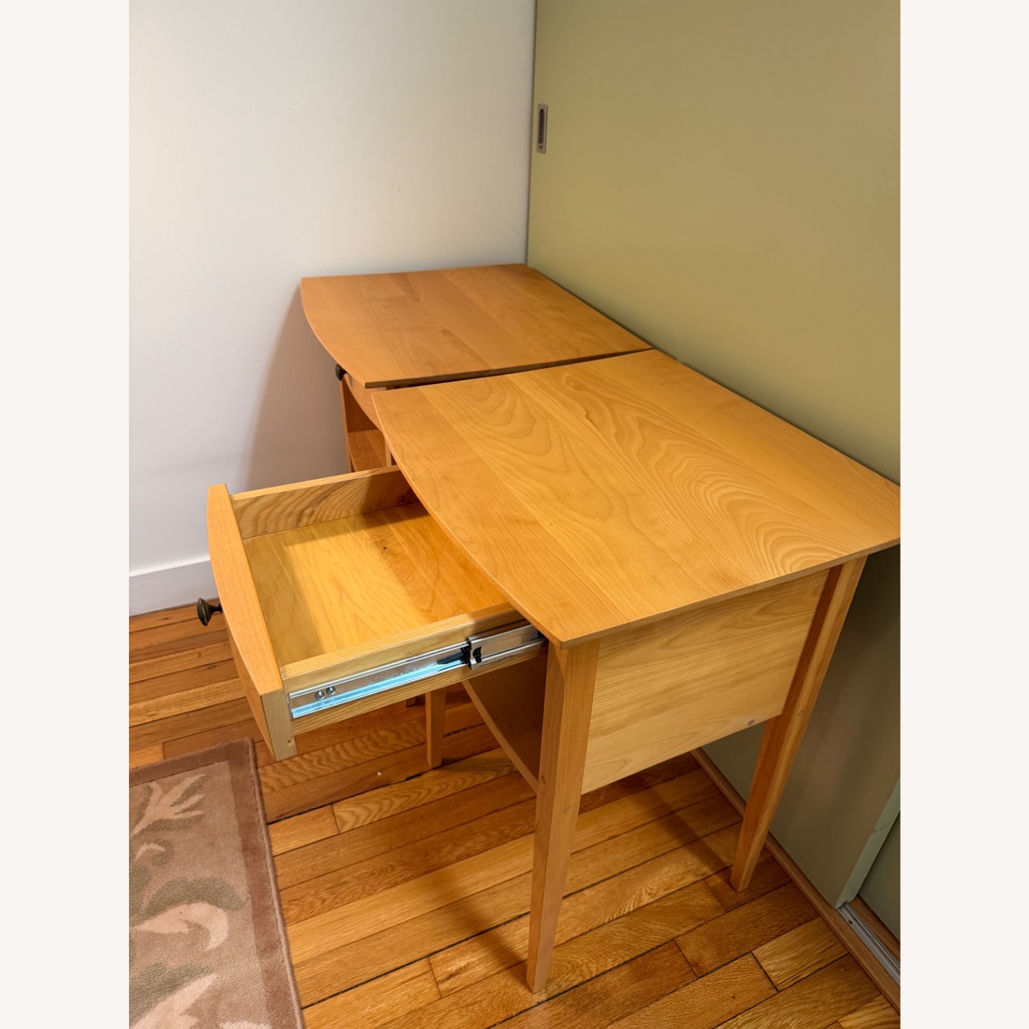 Pompanoosuc Mills Natural Wood Nightstands - image-5