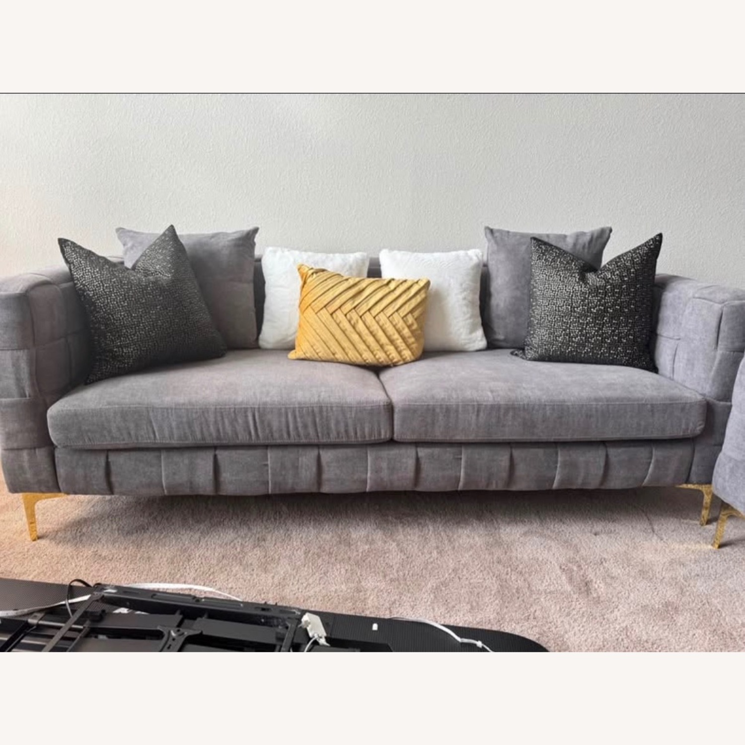 Wayfair Dark Gray 2 Seater Sofa - image-2