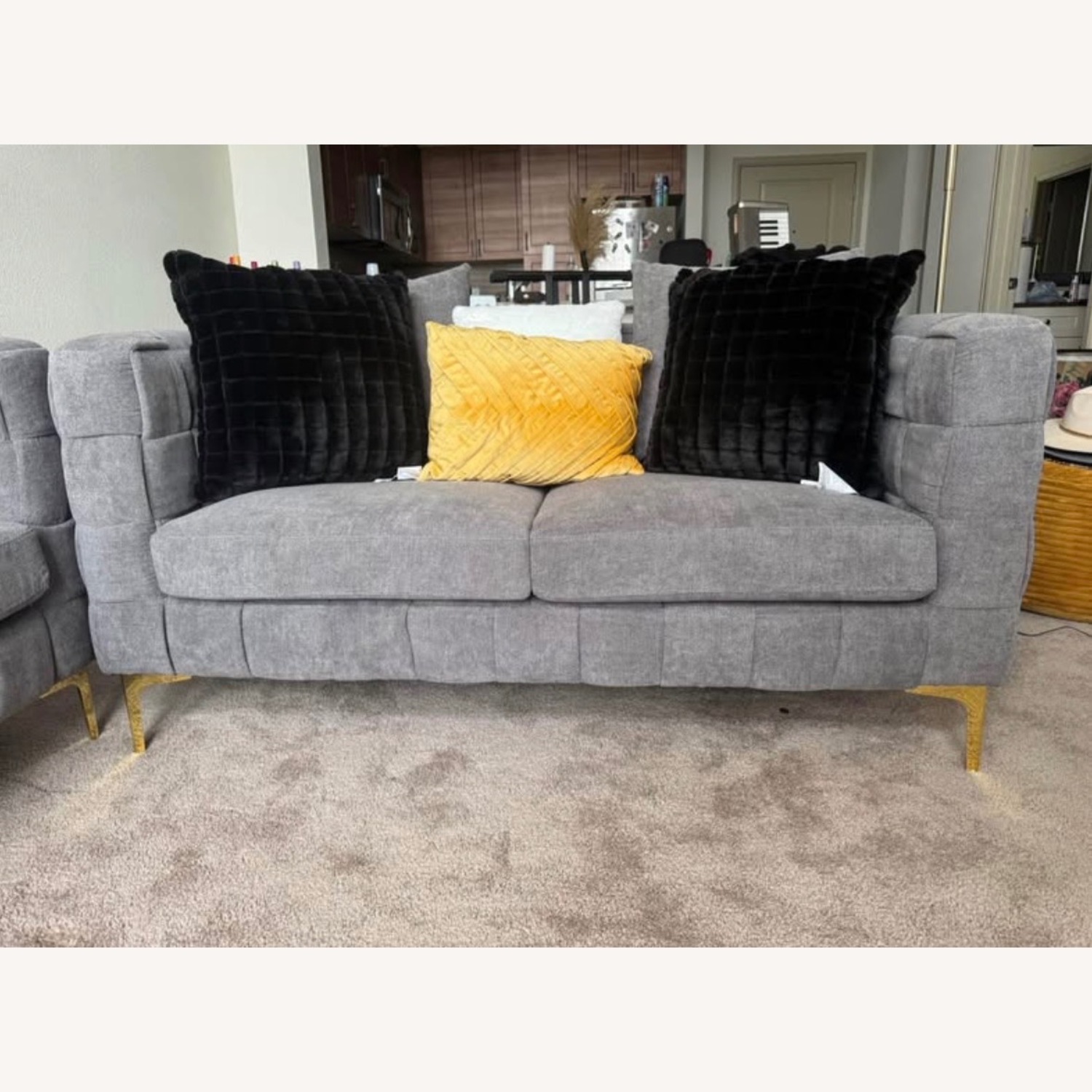 Wayfair Dark Gray 2 Seater Sofa - image-4