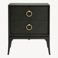Redford House Bennett Nightstand in Black