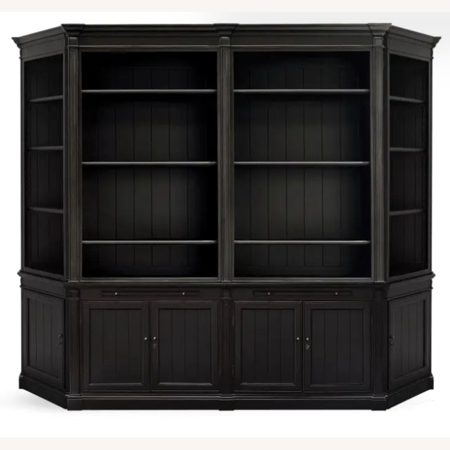 Arhaus Athens Black Wood Wall Unit - image-6