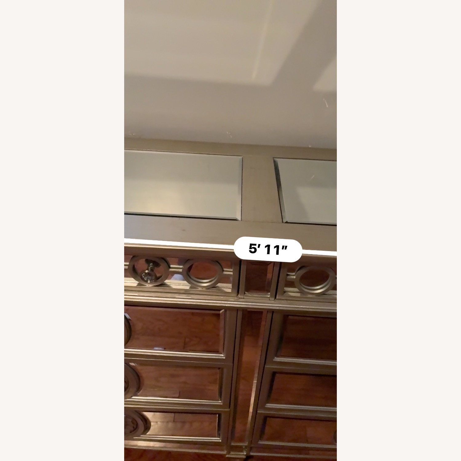 Varian Mirrored Finish Dresser - image-3