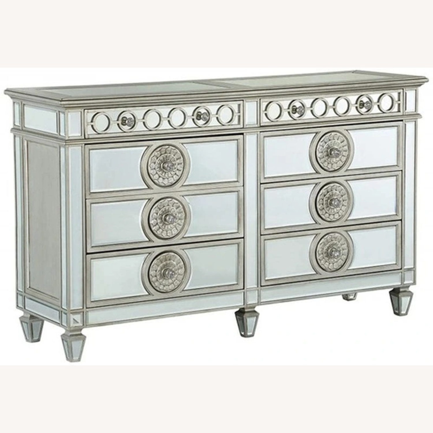 Varian Mirrored Finish Dresser - image-4