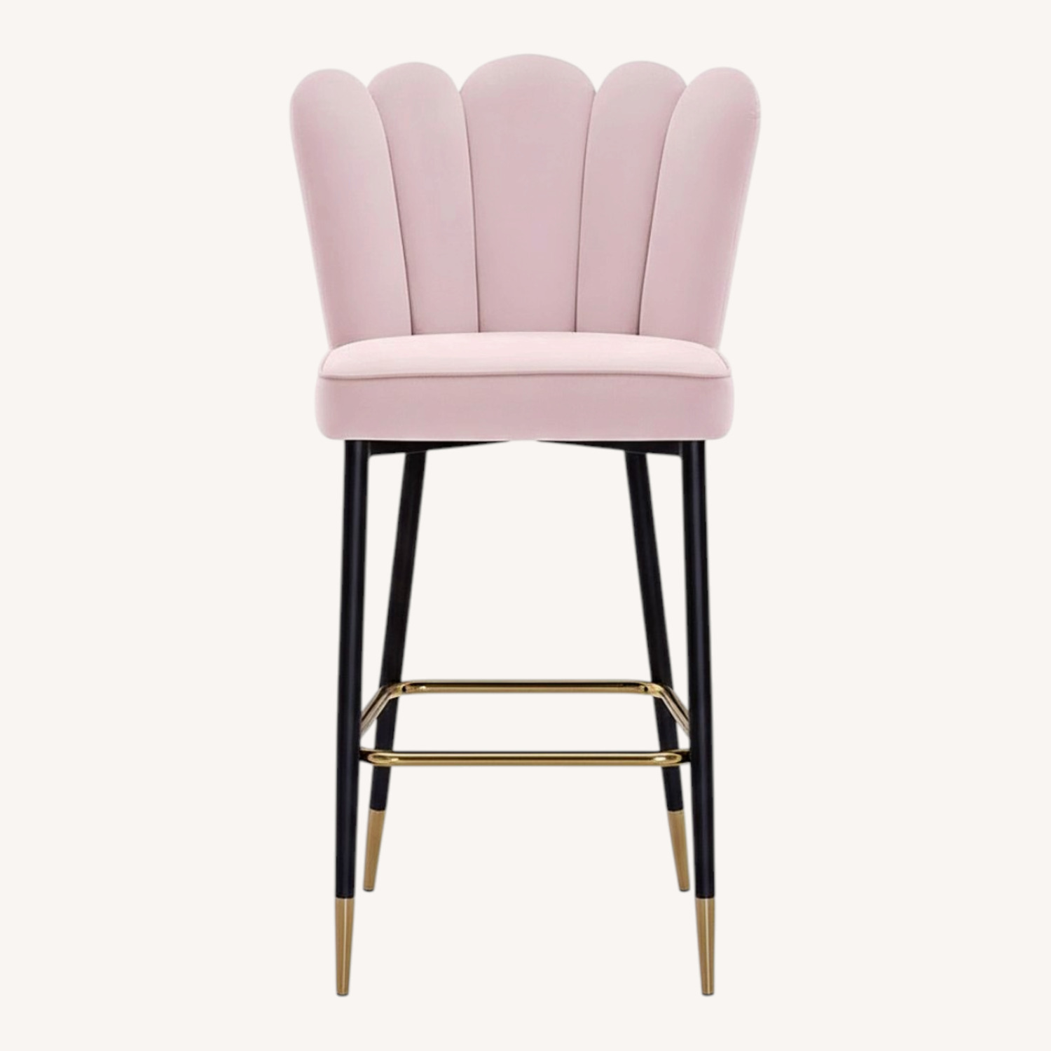 Wayfair Pink Velvet Stools - image-0