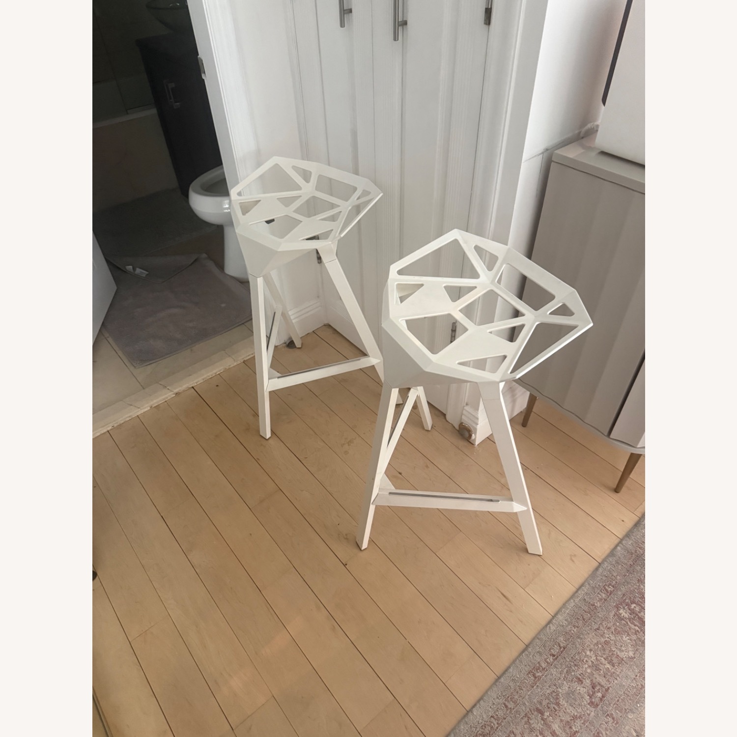 Design Within Reach Magis White Stools - image-1